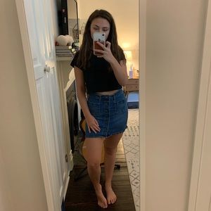 Button front denim skirt from Gap!!